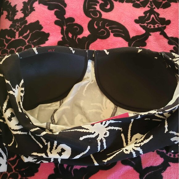 Betsey Johnson LTD Black Widow Spider Dress Top Leggings Pants Set Size S Y2K - Picture 11 of 16